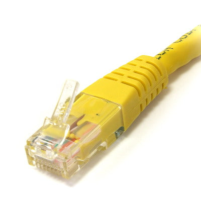 10ft Cat 6 Yellow Molded Gigabit Crossover