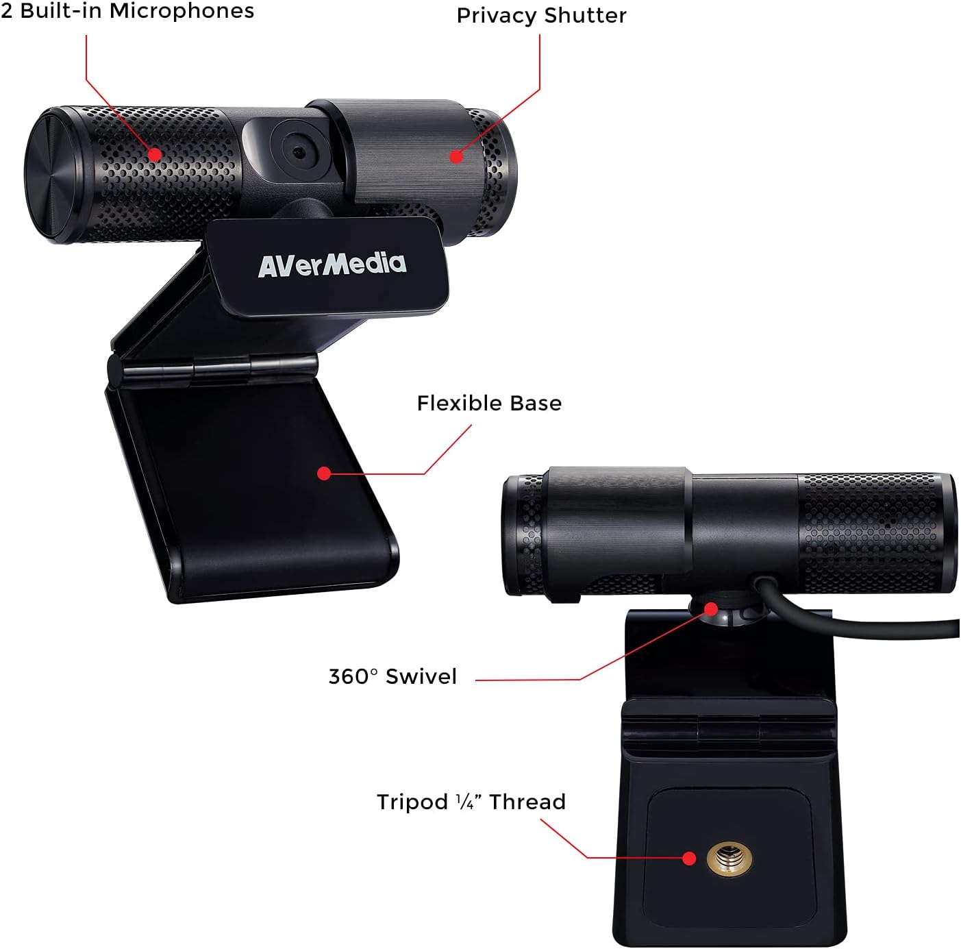 AVerMedia Full HD 1080P Live Stream Webcam