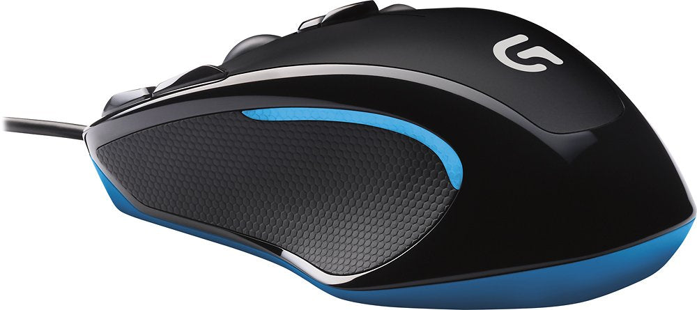 Logitech - G300S Wired 9-Button RGB Gaming Mouse - Black
