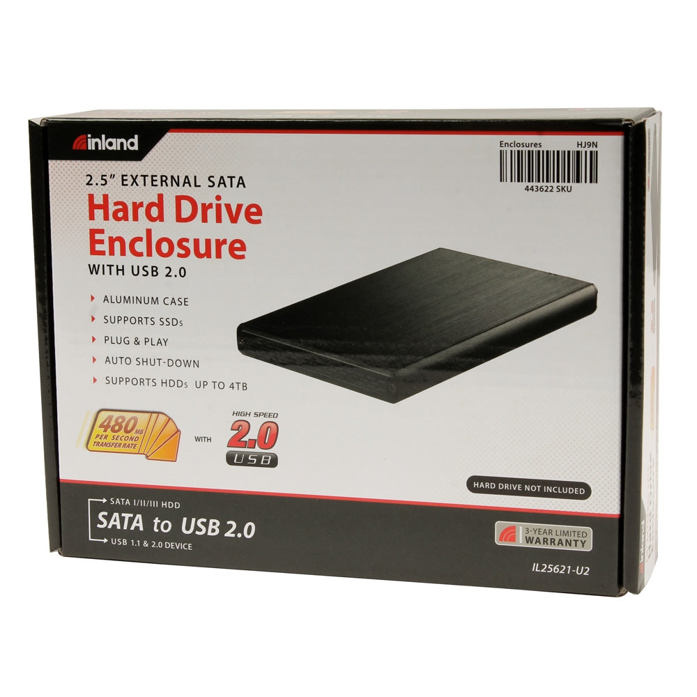 Micro Center 2.5" Hard Drive Enclosure