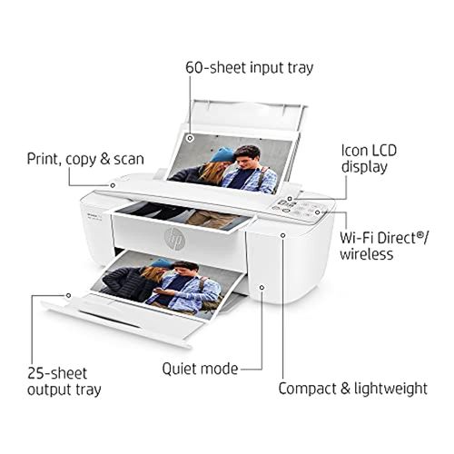 HP DeskJet 3772  Color Inkjet Printer