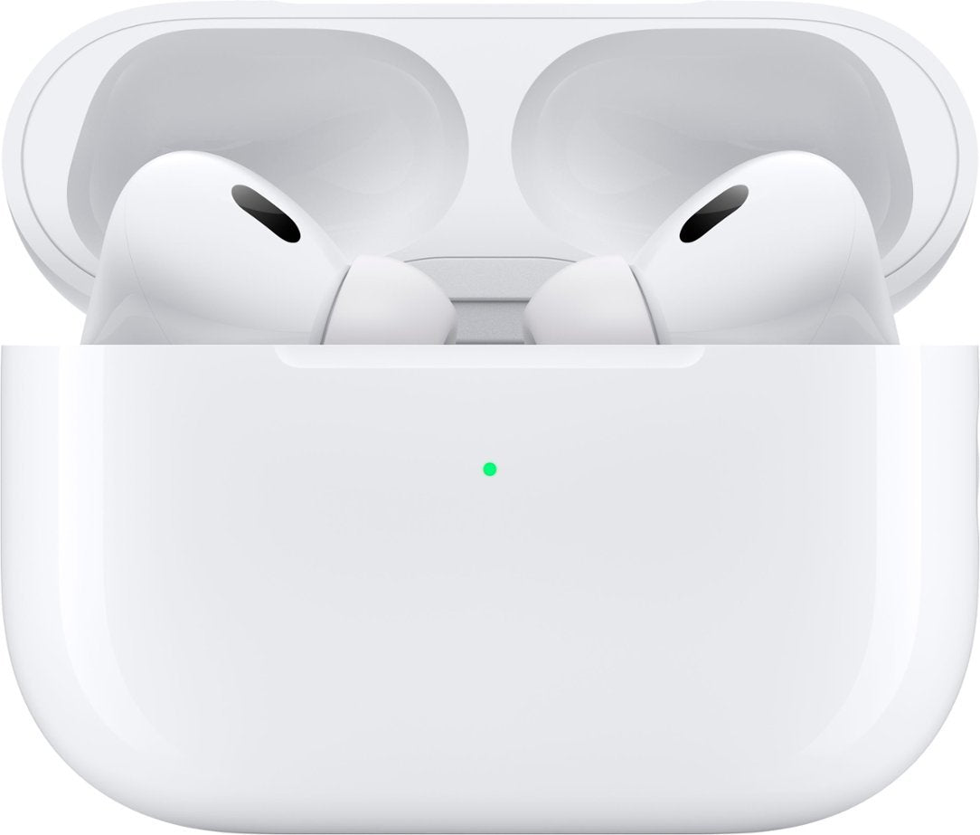 Apple AirPods Pro 2, Wireless Active Noise Cancelling Earbuds with Hearing Aid Feature - White