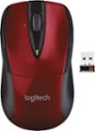 Logitech - M525 Wireless Mouse - Red
