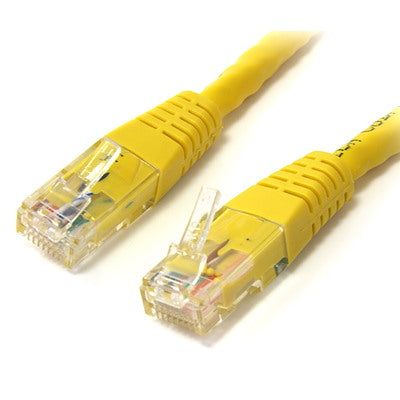 10ft Cat 6 Yellow Molded Gigabit Crossover