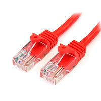 15ft Cat 5e Red Crossover UTP Cable
